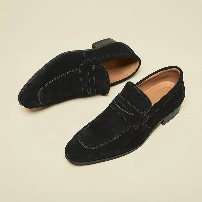 Stoere leren slip-on loafers Pro