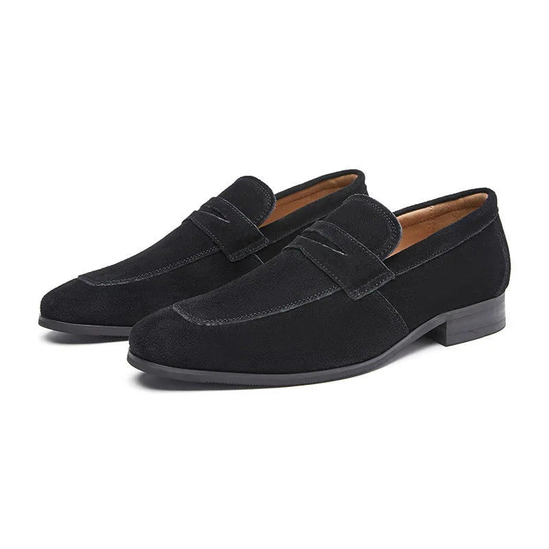 Stoere leren slip-on loafers Pro