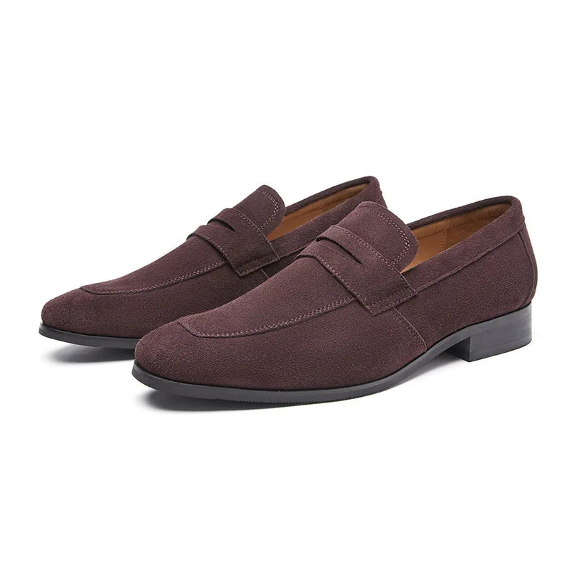 Stoere leren slip-on loafers Pro