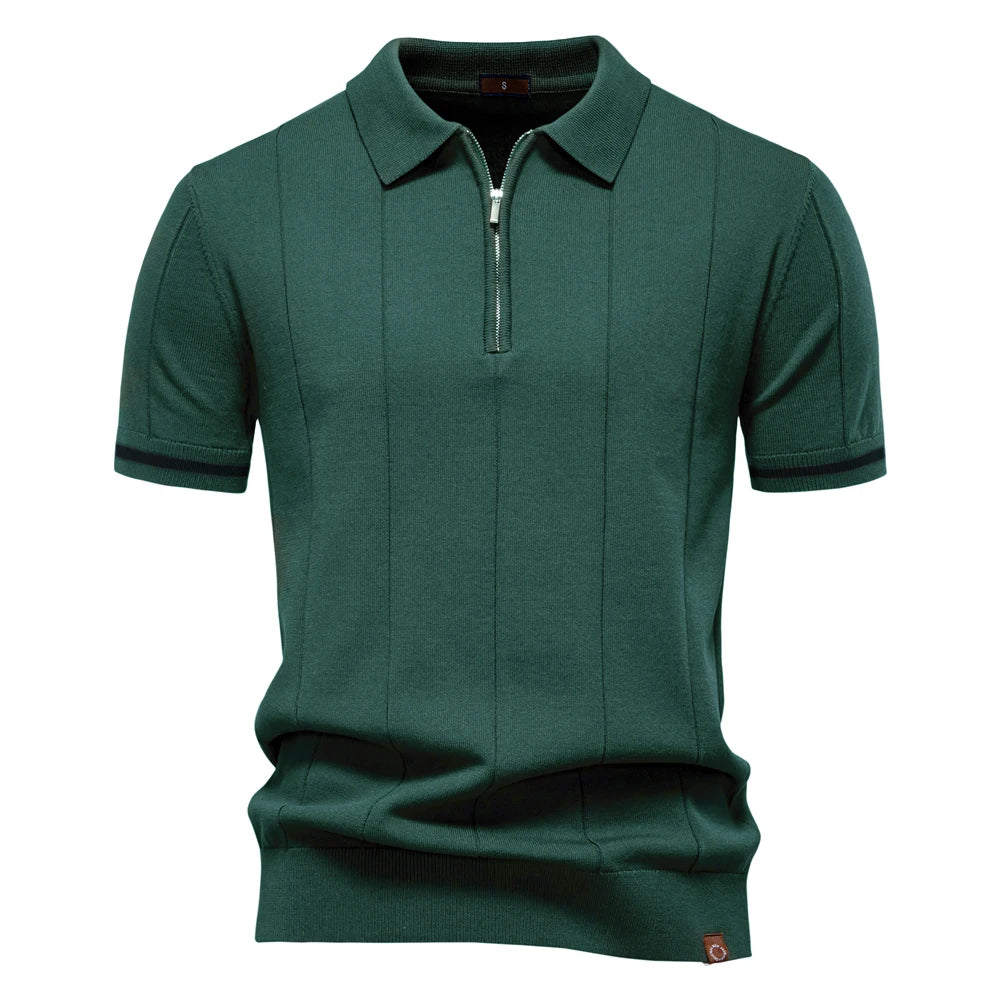 Polo Esportiva Masculina – Edição Verde Elegante